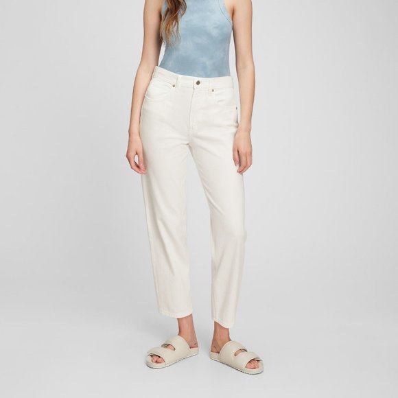 Gap High Rise Barrel Jeans with Washwell - Picture 1 of 3